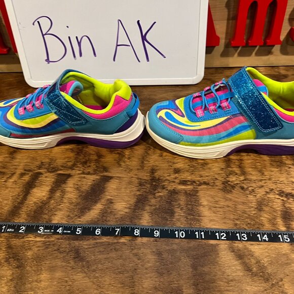Athletic Works Blue and Pink Kids Sneakers light up AK - Picture 4 of 7